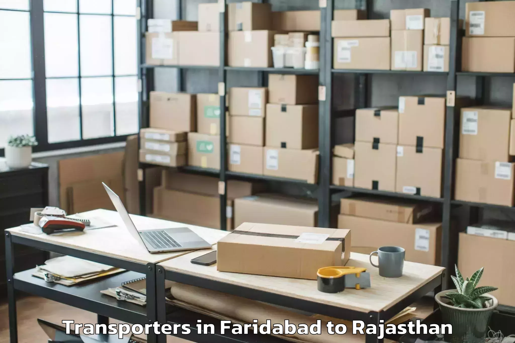 Leading Faridabad to Jagannath University Jaipur Transporters Provider